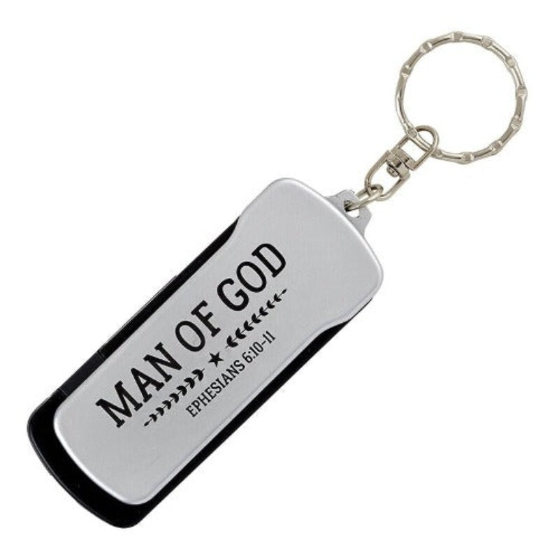Man of God Keychain Christiangiftsforyou
