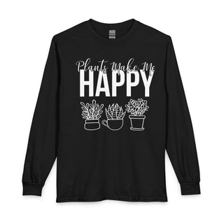 Plants Make Me Happy Long Sleeve Tee