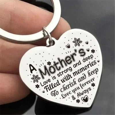 A Mother's Love is Strong Keychain