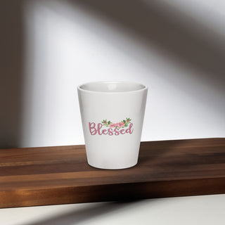 Blessed Latte Coffee Mug 12 oz Front