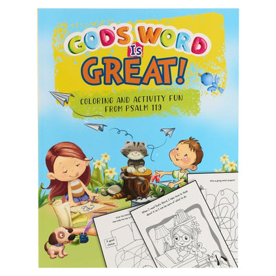 Image of God's Word is Great Activity Book