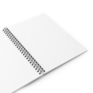  Faith Over Fear Christian spiral notebook with inspirational faith design showing open book and pages