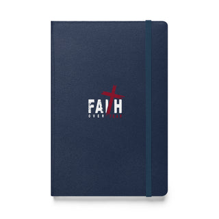 Faith Over Fear Signature Collection Notebook Navy