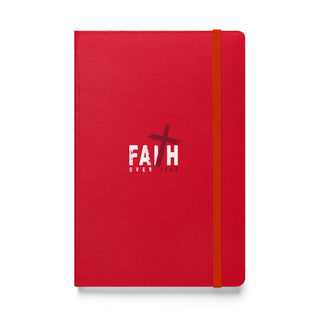 Faith Over Fear Signature Collection Notebook Red