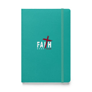 Faith Over Fear Signature Collection Notebook Turquoise