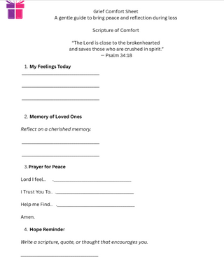 Bereavement Encouragement Printable Bundle