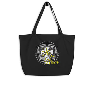 He is Risen Large Tote Bag Front