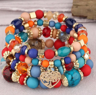 Colorful Beaded Women's Bracelets