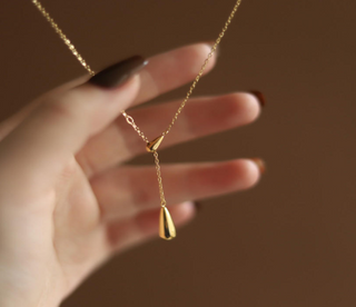 Water Droplet Chain Necklace