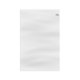 Whiteboard with a silver frame on a white background