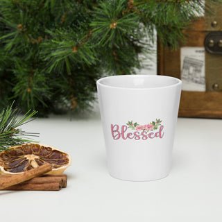 Blessed Latte Coffee Mug 12 oz Front