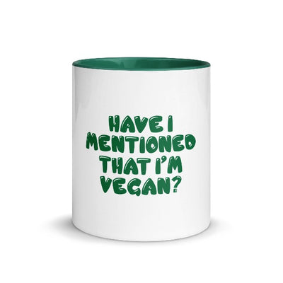 Have I mentioned that I'm Vegan Mug