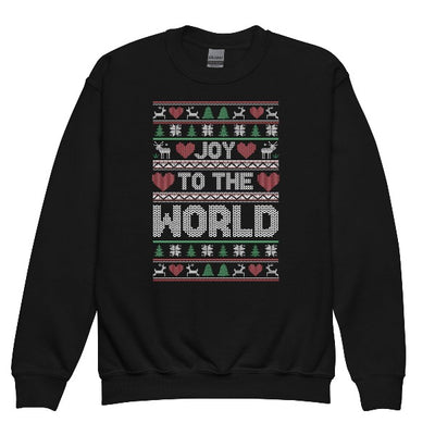 Joy to the World Youth crewneck sweatshirt