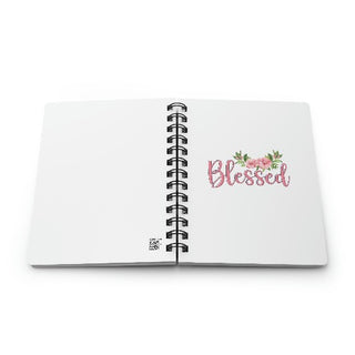 Blessed Spiral Bound Journal Front and Back