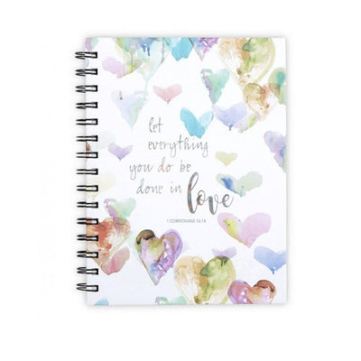Let Everything be Done in Love Wirebound Journal
