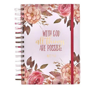 With God All Things are Possible Wirebound Book