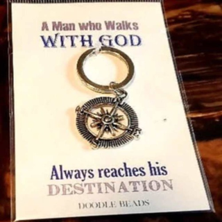 Best Men's Keychain-Compass