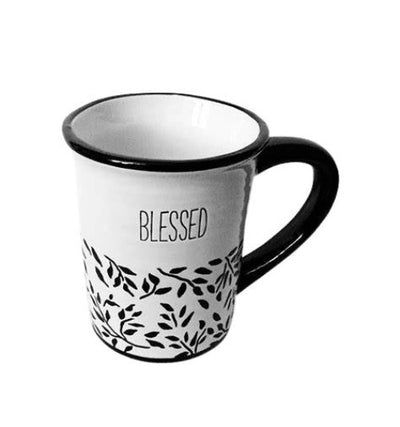 Blessed Black and White Mug